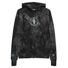 Load image into Gallery viewer, Kwalata Safaris Large Logo Unisex Champion tie-dye hoodie