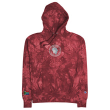 Load image into Gallery viewer, Kwalata Safaris Large Logo Unisex Champion tie-dye hoodie